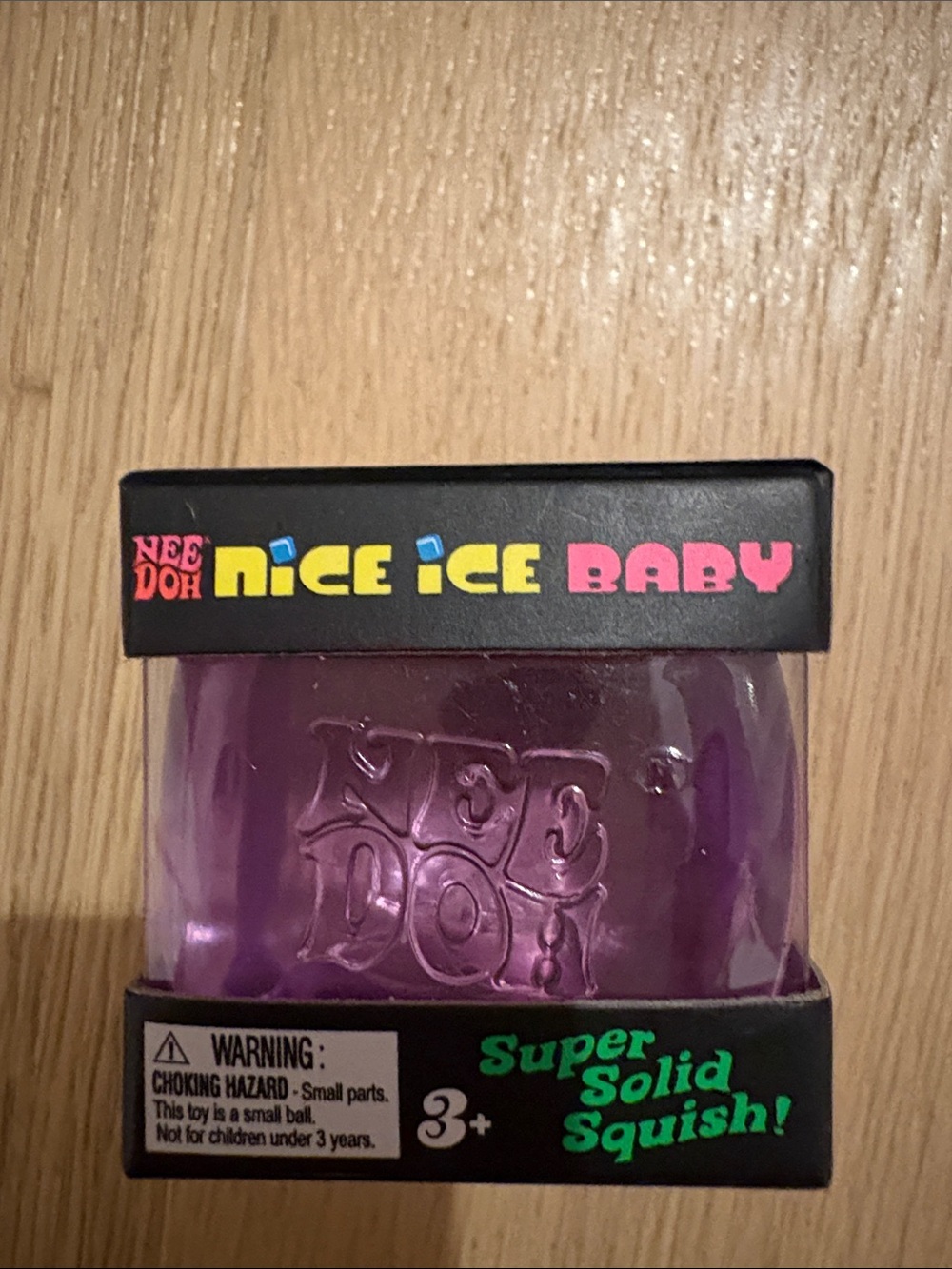 Nee Doh Nice Ice Baby Super Solid Squish (Purple)